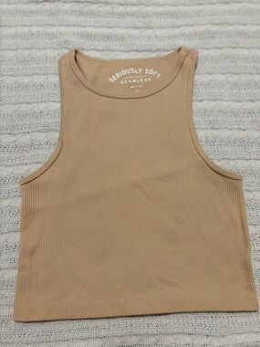 Cream Orangey Tank Top